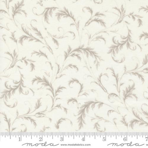 Moda - 3 Sisters Favorites Vintage Linens 44362 11 Cream Leaves By The Yard