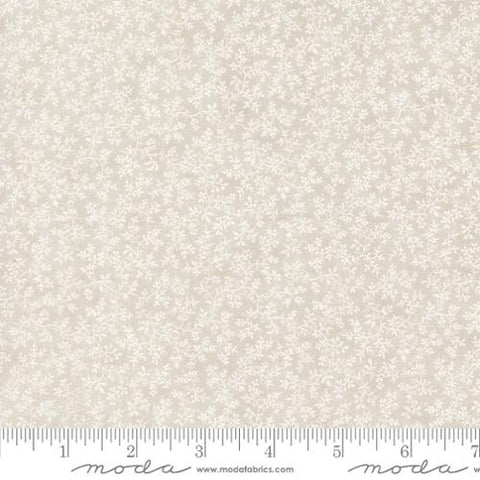 Moda - 3 Sisters Favorites Vintage Linens 44363 14 Silver Packed Floral By The Yard