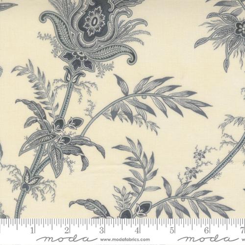 Moda Breathtaking Blues 44401 11 Porcelain Jacobean Plume By The Yard