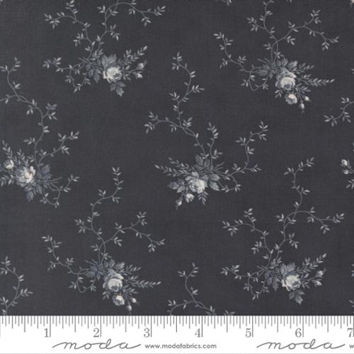 Moda Breathtaking Blues 44402 15 Midnight Rose Garden By The Yard