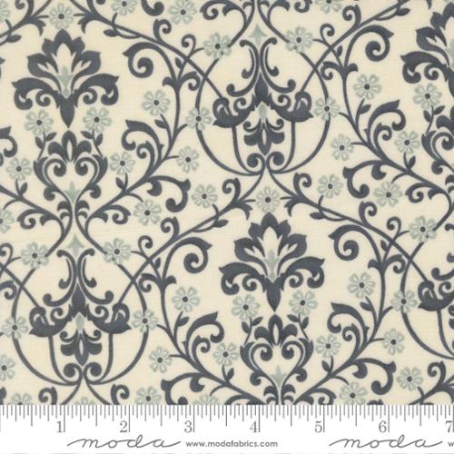 Moda Breathtaking Blues 44403 11 Porcelain Damask By The Yard