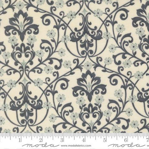 Moda Breathtaking Blues 44403 11 Porcelain Damask By The Yard