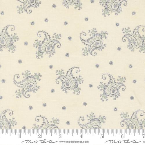 Moda Breathtaking Blues 44405 11 Porcelain Paisley By The Yard