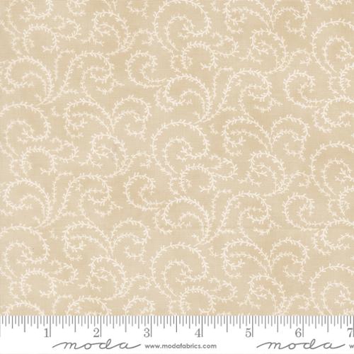 Moda Breathtaking Blues 44407 12 Ecru Vine Blenders By The Yard
