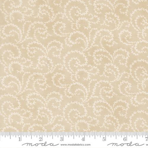 Moda Breathtaking Blues 44407 12 Ecru Vine Blenders By The Yard