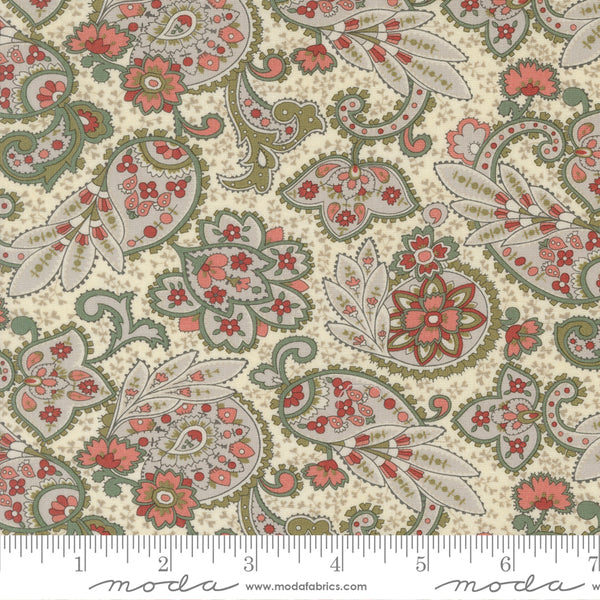 Moda - 3 Sisters Ambiance 44411 11 Porcelain Paisley By The Yard