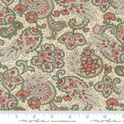 Moda - 3 Sisters Ambiance 44411 11 Porcelain Paisley By The Yard