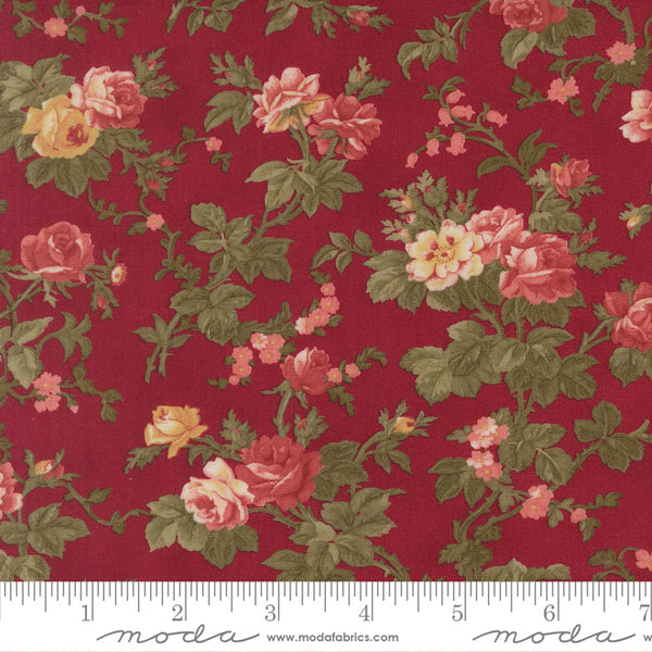 Moda - 3 Sisters Ambiance 44413 13 Rose Rose Garden By The Yard