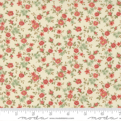 Moda - 3 Sisters Ambiance 44415 11 Porcelain Sweet Roses By The Yard