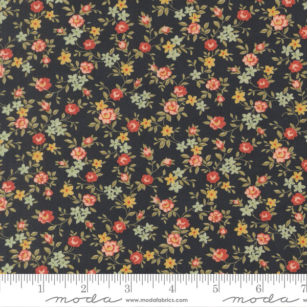 Moda - 3 Sisters Ambiance 44415 16 Midnight Sweet Roses By The Yard