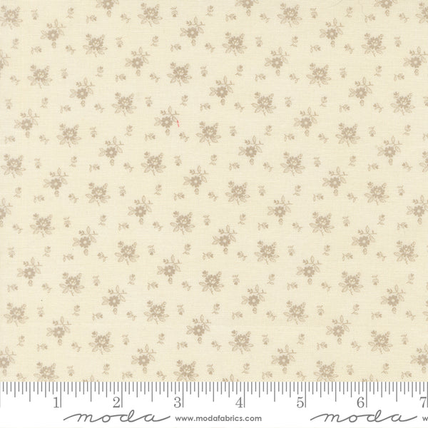 Moda - 3 Sisters Ambiance 44416 22 Porcelain Silver Little Flower By The Yard