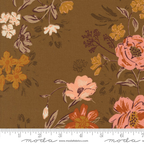 Moda Foraged Found & Hand Me Down 45630 14 Cocoa Harvest Bloom By The Yard