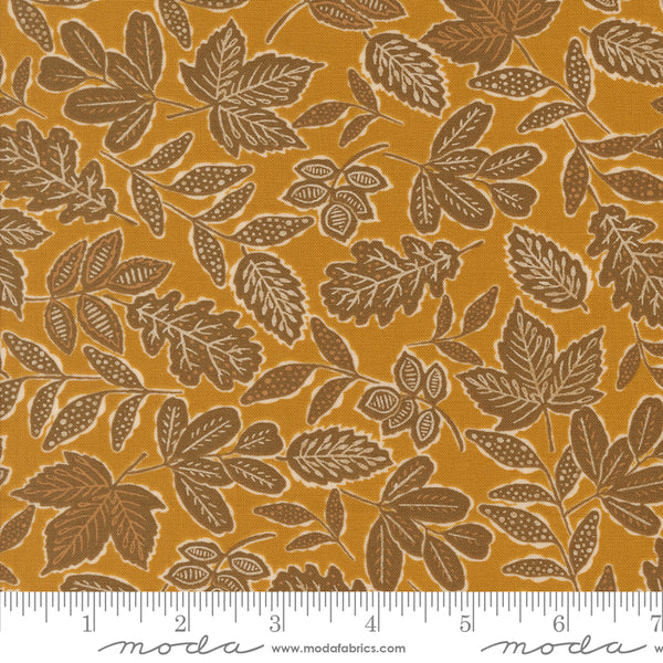 Moda Foraged Found & Hand Me Down 45633 17 Caramel Leafage By The Yard
