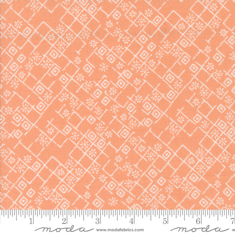 Moda Foraged Found & Hand Me Down 45635 19 Peach Factured Weave By The Yard