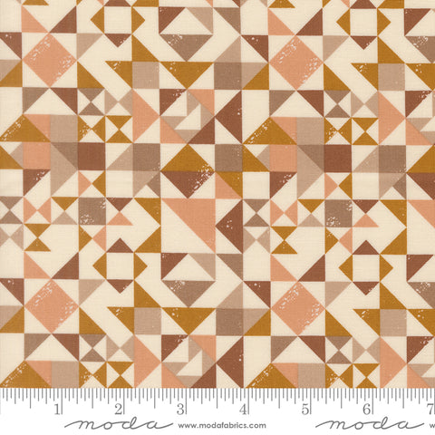 Moda Wellspring 45673 11 Eggshell Quilt Blocked By The Yard