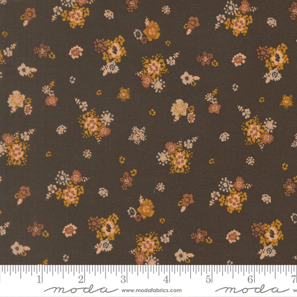 Moda Wellspring 45675 19 Charcoal Micro Bloom By The Yard
