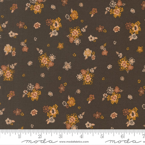 Moda Wellspring 45675 19 Charcoal Micro Bloom By The Yard