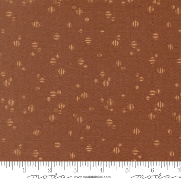 Moda Wellspring 45676 13 Dark Clay Dashed Blenders By The Yard