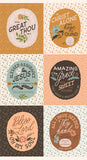 Moda Pre-Cut 32 Piece Fat Quarter Bundle With Two 24" PANELS - Wellspring