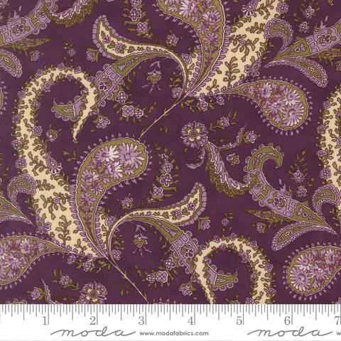Moda Collection For A Cause Essence 46270 13 Plum Floral Paisley By The Yard