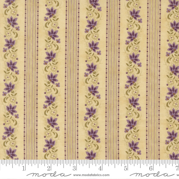 Moda Collection For A Cause Essence 46275 11 Parchment Floral Stripe By The Yard