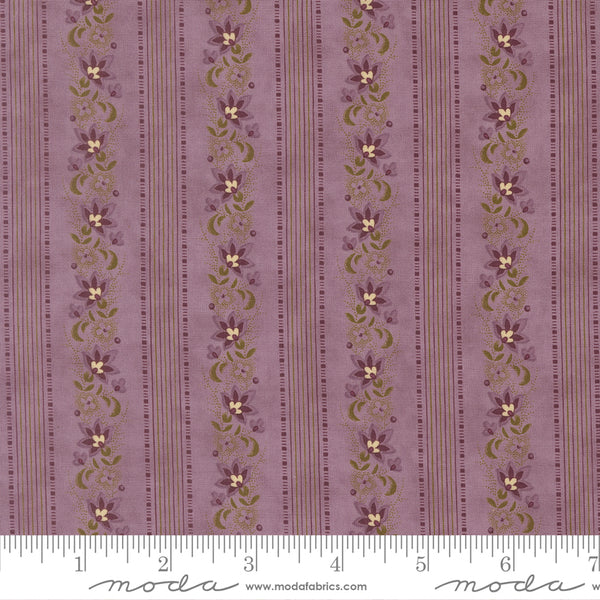 Moda Collection For A Cause Essence 46275 12 Lavender Floral Stripe By The Yard