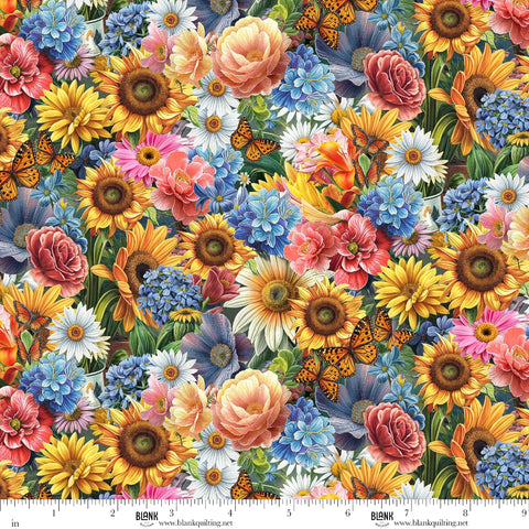 Blank Quilting Florinda 4737 73 Multi Small Floral By The Yard