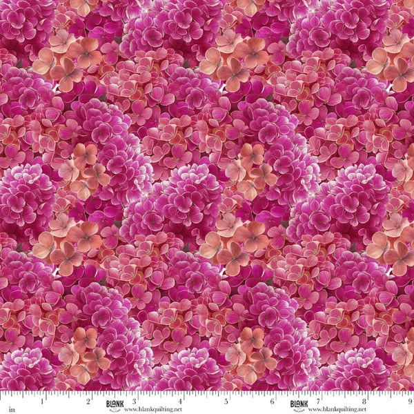 Blank Quilting Florinda 4741 55 Fuchsia Hydrangea By The Yard
