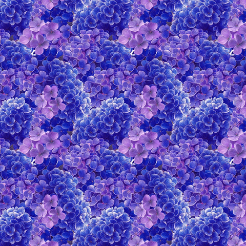 Blank Quilting Florinda 4741 75 Violet Hydrangea By The Yard