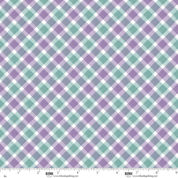 Blank Quilting Florinda 4743 17 Blue Plaid By The Yard