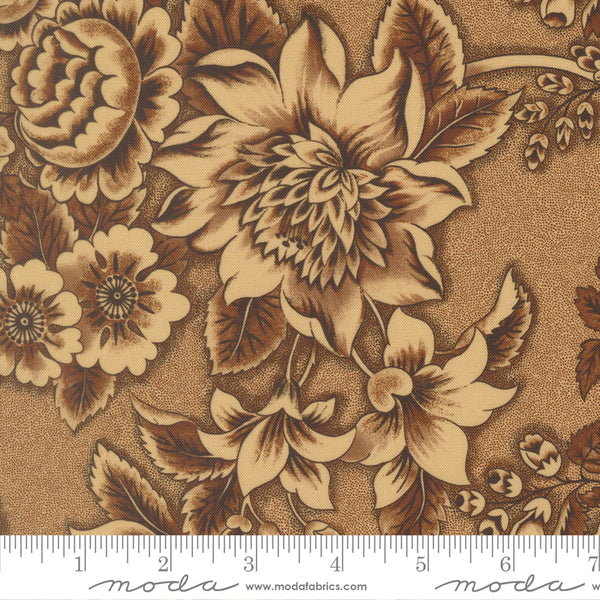 Moda Miss Mollie 47560 17 Dark Chocolate Floral Abundance By The Yard