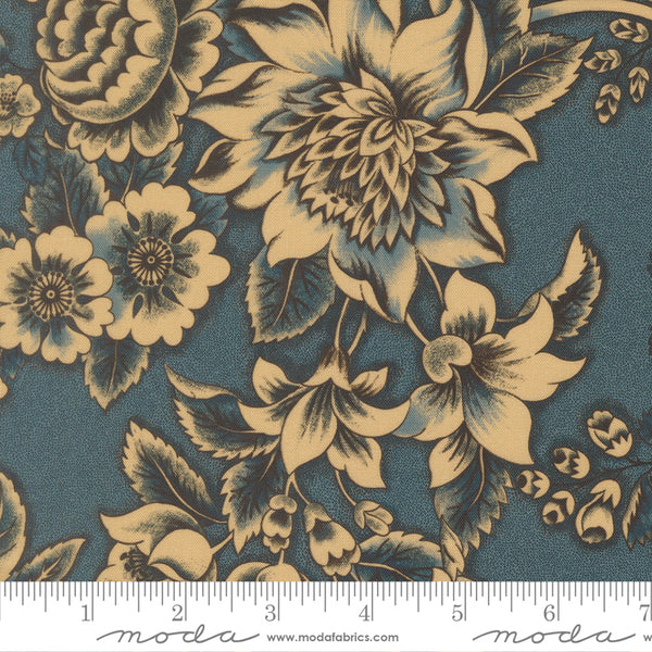 Moda Miss Mollie 47560 20 Indigo Floral Abundance By The Yard