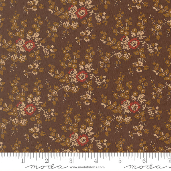 Moda Miss Mollie 47561 14 Dark Chocolate Tossed Bouquet By The Yard