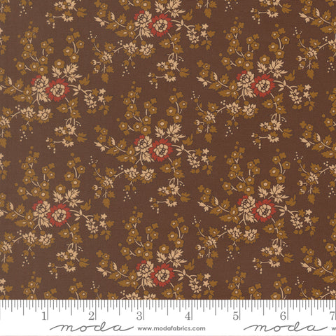 Moda Miss Mollie 47561 14 Dark Chocolate Tossed Bouquet By The Yard