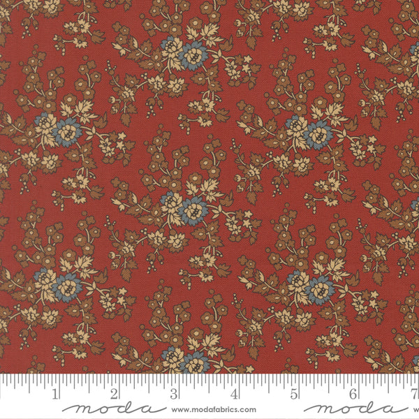 Moda Miss Mollie 47561 18 Red Tossed Bouquet By The Yard