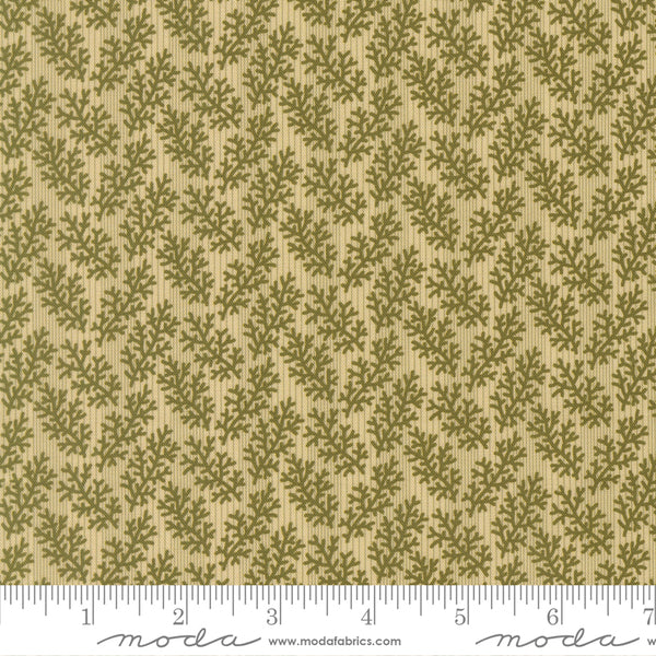 Moda Miss Mollie 47565 13 Summer Green Pan For Gold By The Yard