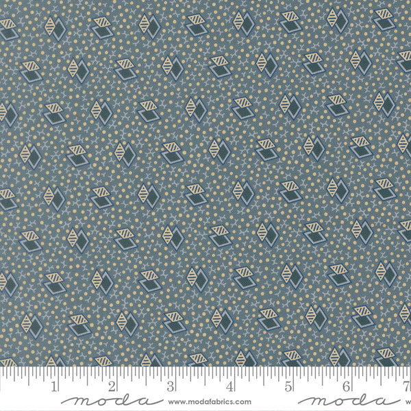 Moda Miss Mollie 47567 19 Weathered Cadet Blue Nuggets By The Yard
