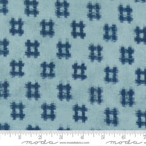 Moda - Indigo Blooming 48093 13 Water By The Yard