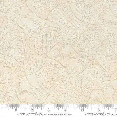 Moda - Indigo Blooming 48094 17 Sand By The Yard