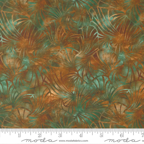 Moda Tranquil Patina 48114 12 Copper Vinyasa By The Yard
