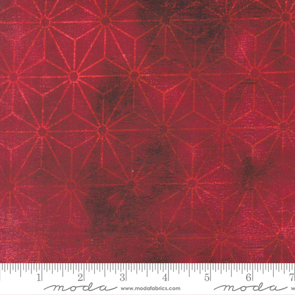 Moda Tranquil Patina 48115 13 Crimson Stellar Gleam By The Yard