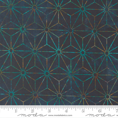 Moda Tranquil Patina 48115 14 Midnight Stellar Gleam By The Yard
