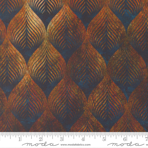 Moda Tranquil Patina 48118 13 Copper Calm Effect By The Yard