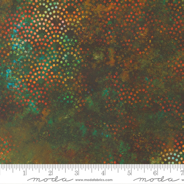 Moda Tranquil Patina 48119 12 Teal Drishti Dot By The Yard