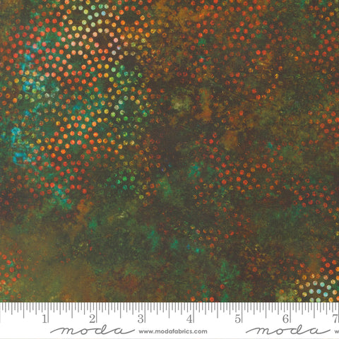 Moda Tranquil Patina 48119 12 Teal Drishti Dot By The Yard