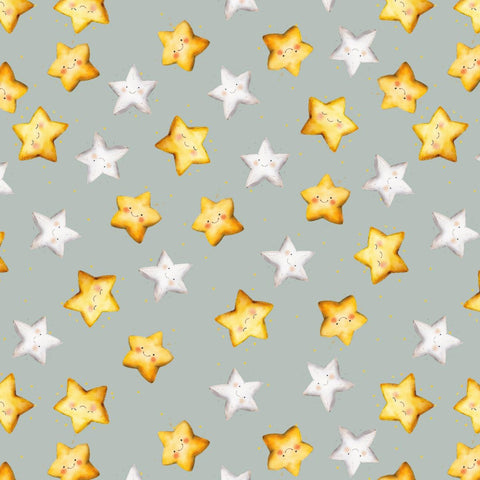 Blank Quilting Nursery Rhyme Time 4836 79 Slate Stars By The Yard