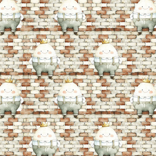 Blank Quilting Nursery Rhyme Time 4839 41 Ivory Humpty Dumpty By The Yard