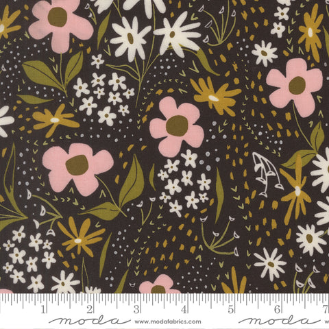 Moda Night Owl 48422 24 Midnight Feedsack Floral By The Yard