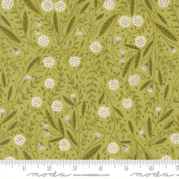 Moda Night Owl 48424 15 Leaf Woodland Floral By The Yard