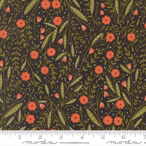 Moda Night Owl 48424 24 Midnight Woodland Floral By The Yard